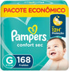 Fralda Pampers 168 unidades