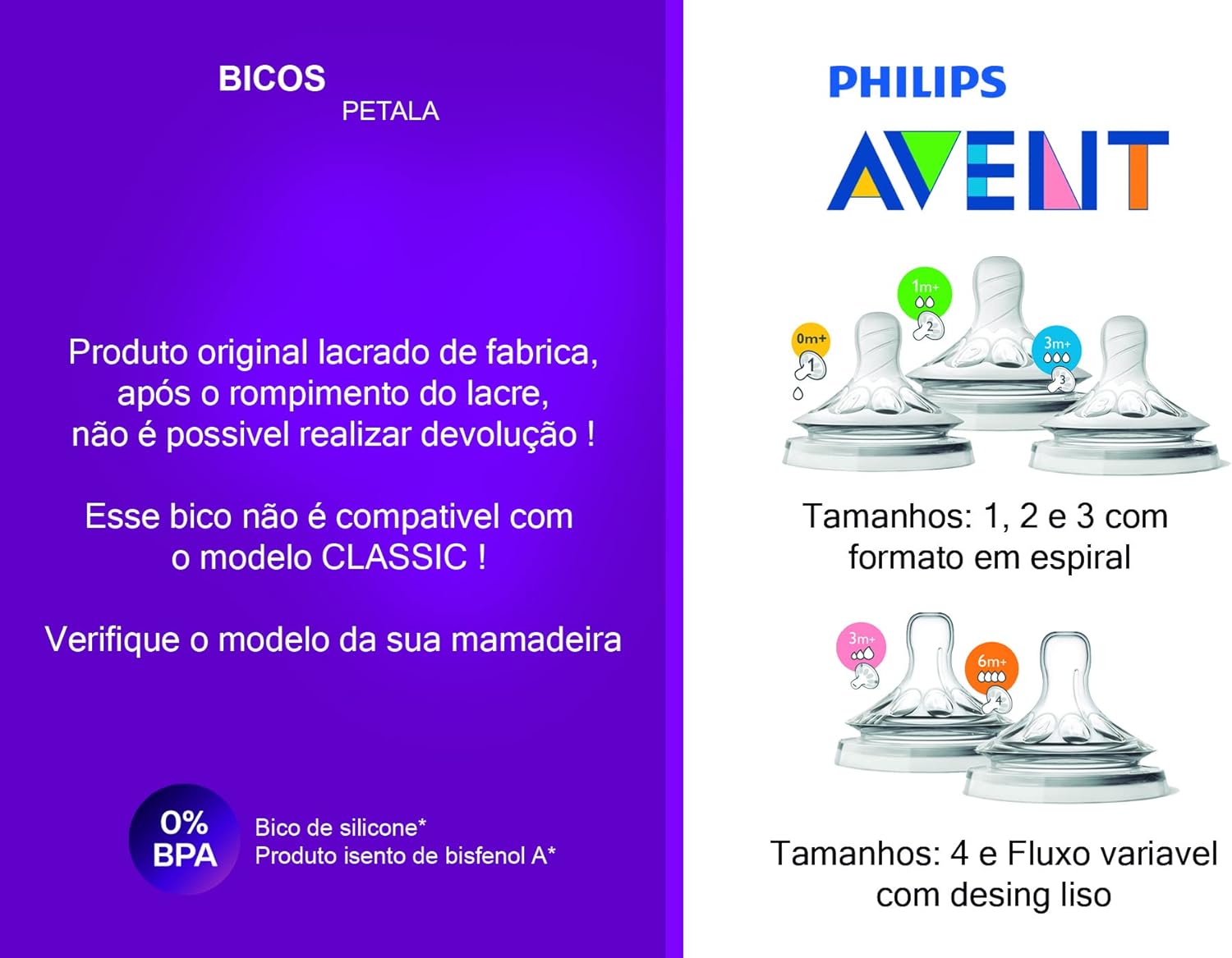 Kit 3 Mamadeiras Philips AVENT