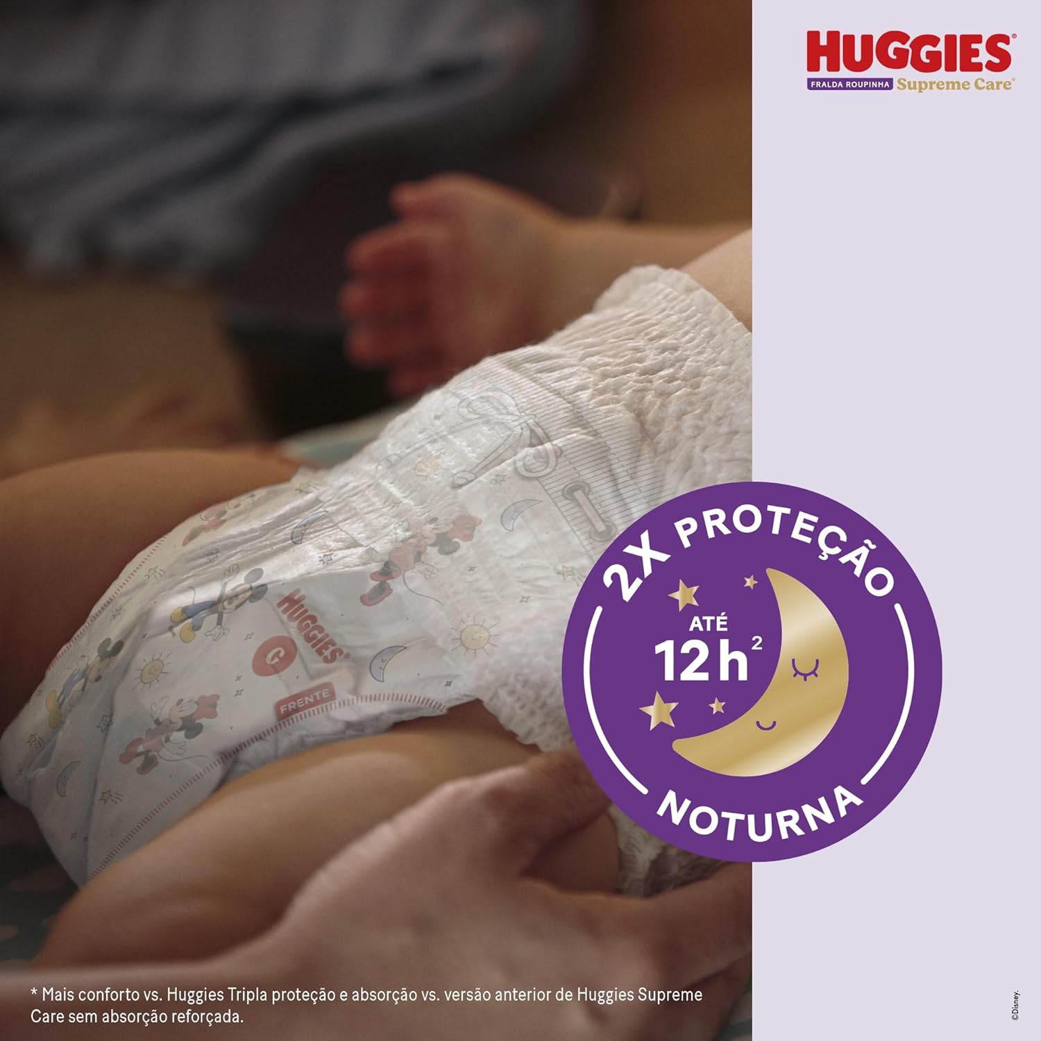 Fralda Huggies Supreme Care 72 unidades