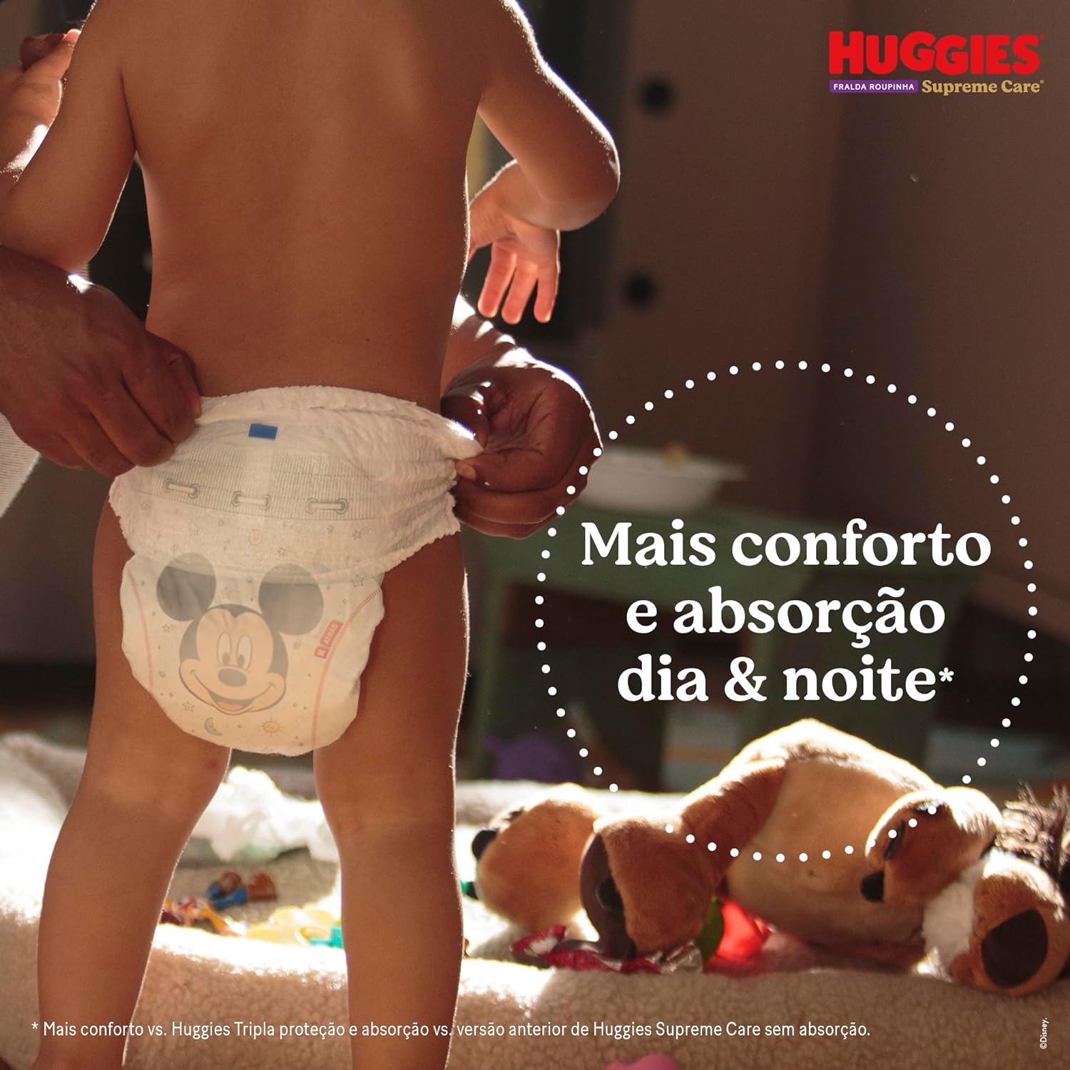 Fralda Huggies Supreme Care 72 unidades