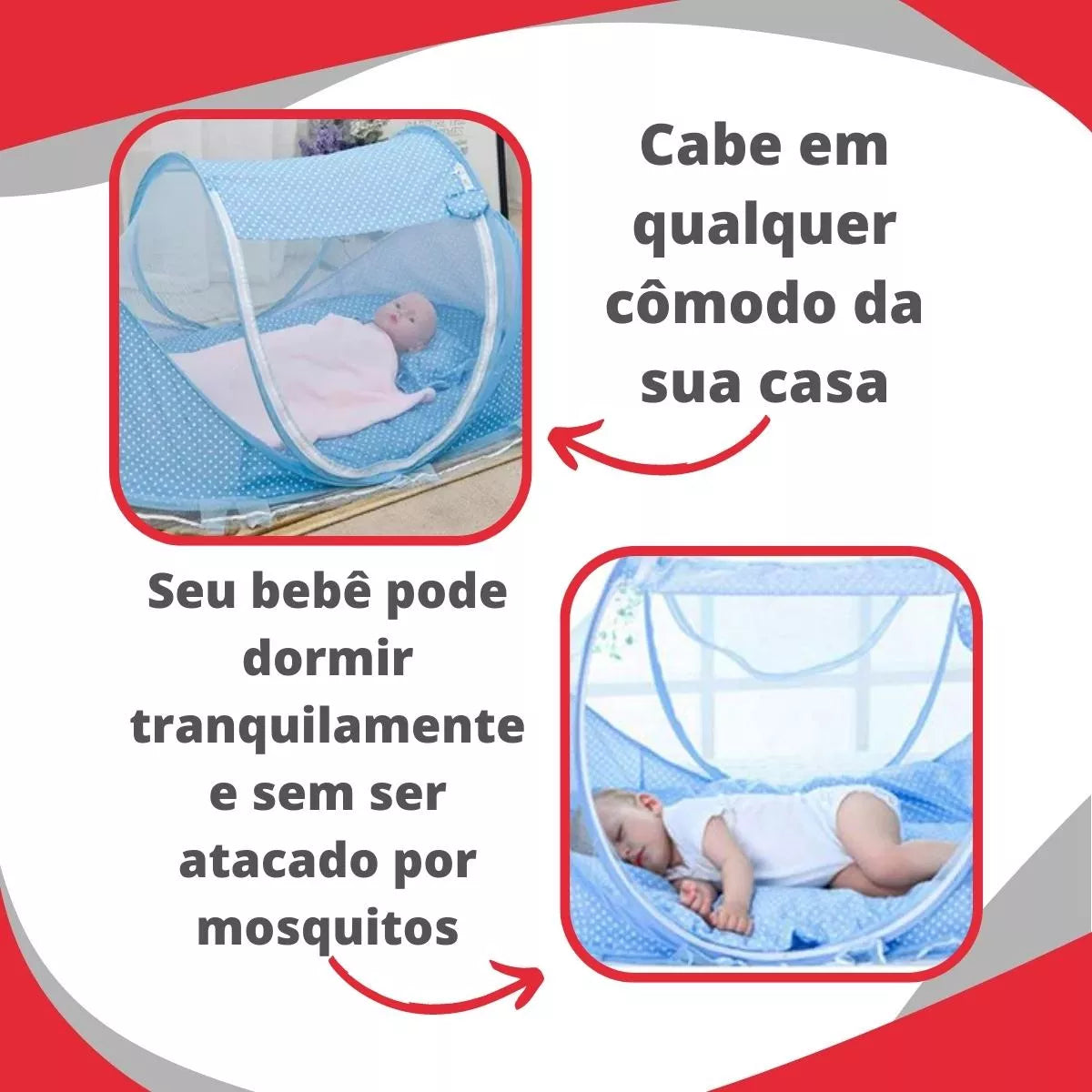 Mosquiteiro Bebe Portátil