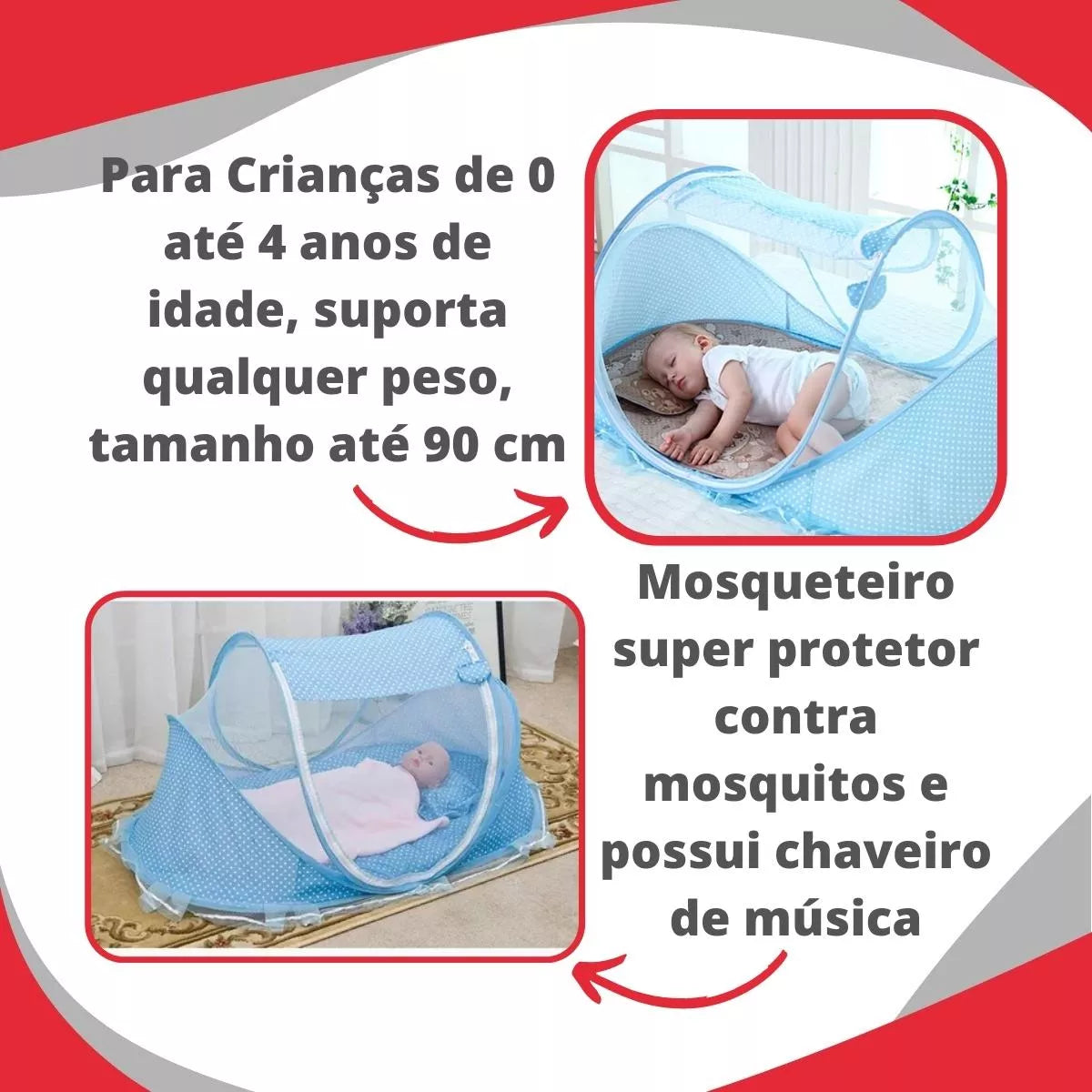 Mosquiteiro Bebe Portátil